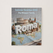 Rome Italy Family Vacation Trip Travel Souvenir Legpuzzel (Verticaal)
