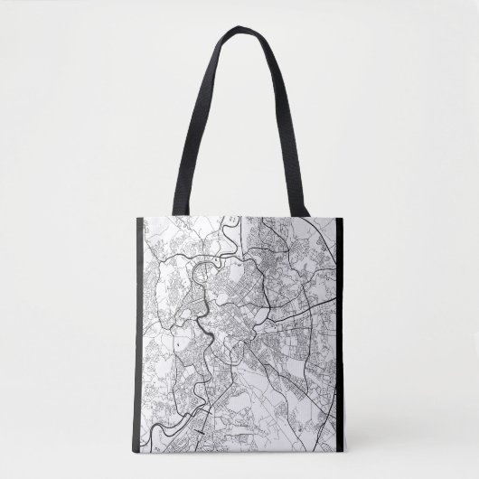 Rome Italy Map Tote Bag (Voorkant)