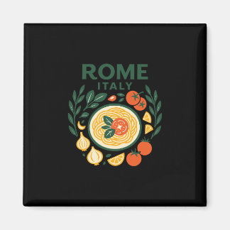 Rome Italy Souvenir Italian Pasta And Travel Desig Magneet
