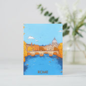 Rome Italy Travel Briefkaart (Staand voorkant)