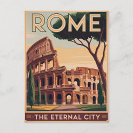Rome Italy vintage Briefkaart