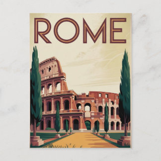 Rome Italy vintage Briefkaart