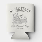 Rome Italy Vintage Landscape Roman Colosseum Blikjeskoeler (Achterkant)