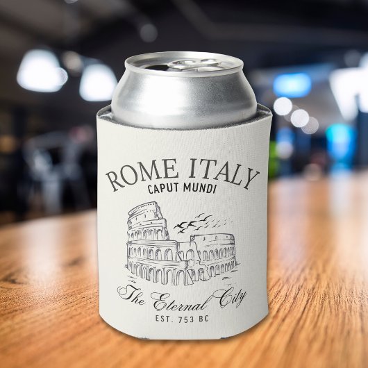 Rome Italy Vintage Landscape Roman Colosseum Blikjeskoeler