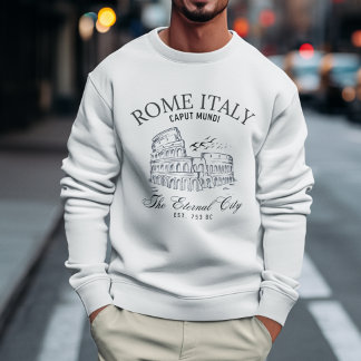 Rome Italy Vintage Landscape Roman Colosseum Trui