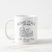 Rome Italy Vintage View Roman Colosseum Koffiemok (Links)