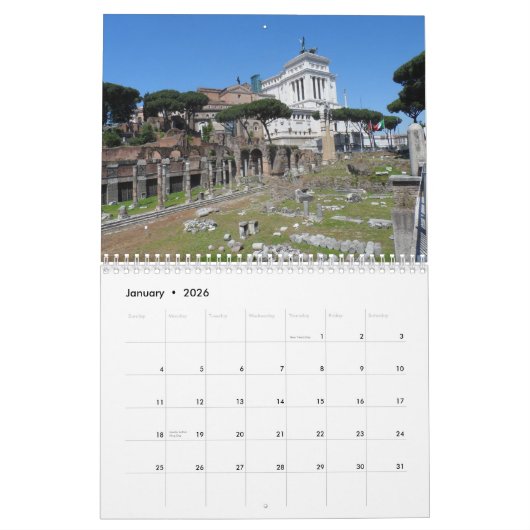 Rome Kalender (Jan 2026)