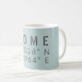 Rome Latitude en lengtegraad Koffiemok (Voorkant rechts)