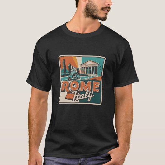 Rome liefhebbers dromen van design t-shirt (Voorkant)