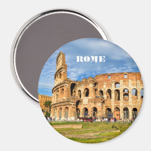 Rome magnet met Colosseum (Voorkant / Achterkant)