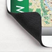 Rome Map Muismat (Hoek)