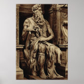 Rome, Michelangelo, Moses Poster (Voorkant)