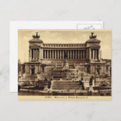 Rome, monument van Vittorio Emanuelle II Briefkaart (Voorkant / Achterkant)