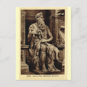 Rome, Mozes, door Michelangelo Briefkaart