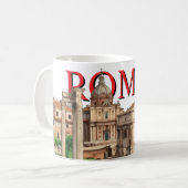 Rome Mug – Roman Forum | Souvenir coffee cup Koffiemok (Voorkant links)
