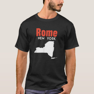 Rome New York USA State America Travel New Yorker T-shirt