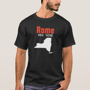 Rome New York Verenigde Staten State America Trave T-shirt