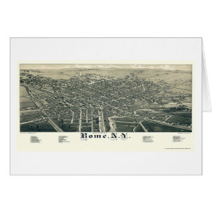 Rome, NY Panoramic Map - 1886