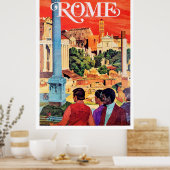 Rome, oud poster (Keuken)