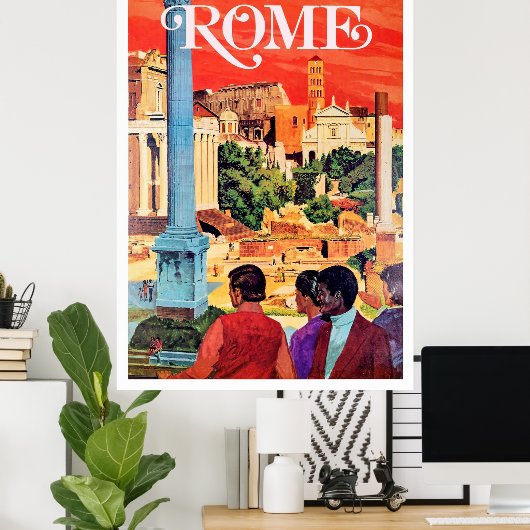 Rome, oud poster (Thuiskantoor)