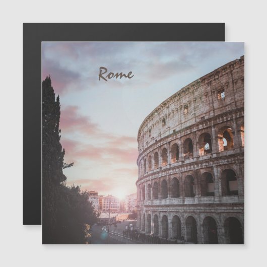 Rome Oude Architectuur zonsondergang stadsbeeld (Voorkant / Achterkant)