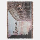 Rome Oude Architectuur zonsondergang stadsbeeld Deken (Voorkant Verticaal)