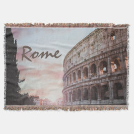 Rome Oude Architectuur zonsondergang stadsbeeld Deken