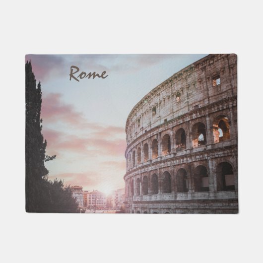 Rome Oude Architectuur zonsondergang stadsbeeld Deurmat (Voorkant)