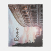 Rome Oude Architectuur zonsondergang stadsbeeld Fleece Deken (Voorkant)