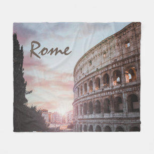 Rome Oude Architectuur zonsondergang stadsbeeld Fleece Deken