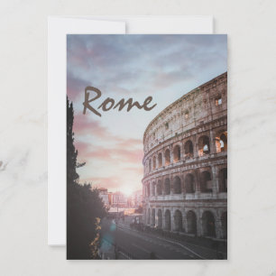 Rome Oude Architectuur zonsondergang stadsbeeld Kaart