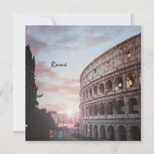 Rome Oude Architectuur zonsondergang stadsbeeld Kaart