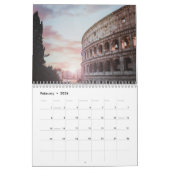 Rome Oude Architectuur zonsondergang stadsbeeld Kalender (Feb 2026)