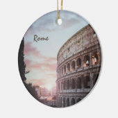 Rome Oude Architectuur zonsondergang stadsbeeld Keramisch Ornament (Links)