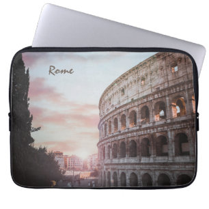 Rome Oude Architectuur zonsondergang stadsbeeld Laptop Sleeve