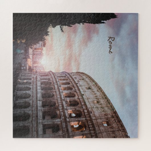 Rome Oude Architectuur zonsondergang stadsbeeld Legpuzzel (Horizontaal)