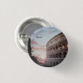 Rome Oude Architectuur zonsondergang stadsbeeld Ronde Button 3,2 Cm (Voorkant /achterkant)