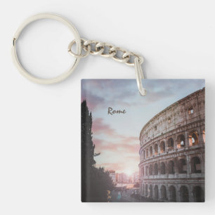 Rome Oude Architectuur zonsondergang stadsbeeld Sleutelhanger