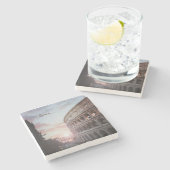 Rome Oude Architectuur zonsondergang stadsbeeld Stenen Onderzetter (Zijkant)