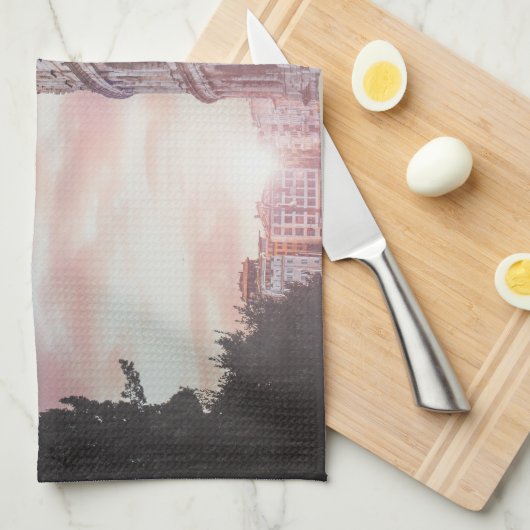 Rome Oude Architectuur zonsondergang stadsbeeld Theedoek (Quarter Fold)