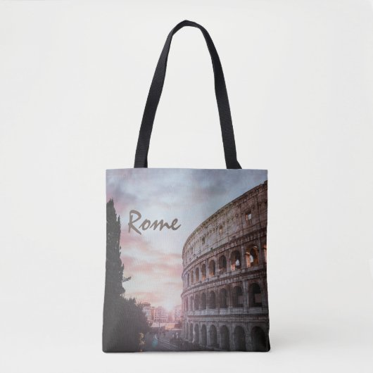 Rome Oude Architectuur zonsondergang stadsbeeld Tote Bag (Voorkant)