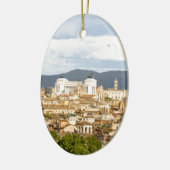 Rome panorama dag in de zomer keramisch ornament (Links)