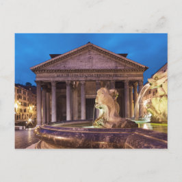 Rome - Pantheon bij nacht briefkaart