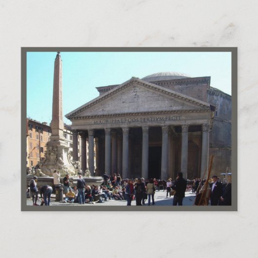 Rome (Pantheon) Briefkaart (Voorkant)