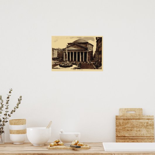 Rome, Pantheon Poster (Keuken)