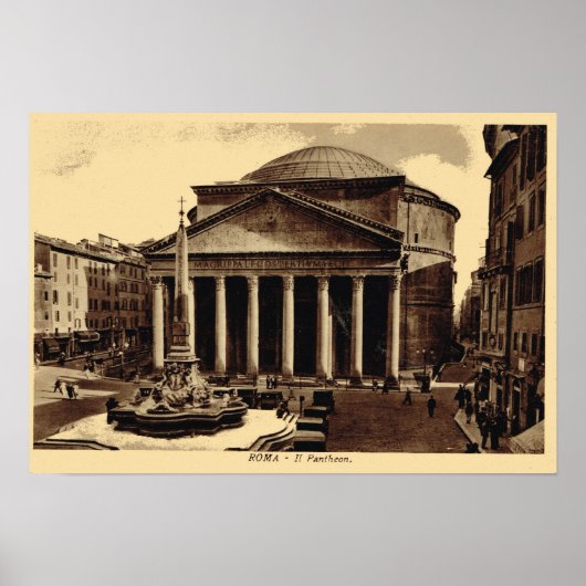 Rome, Pantheon Poster (Voorkant)