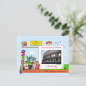 Rome! Peek-a-Boo van het Colosseum! Briefkaart (Staand voorkant)