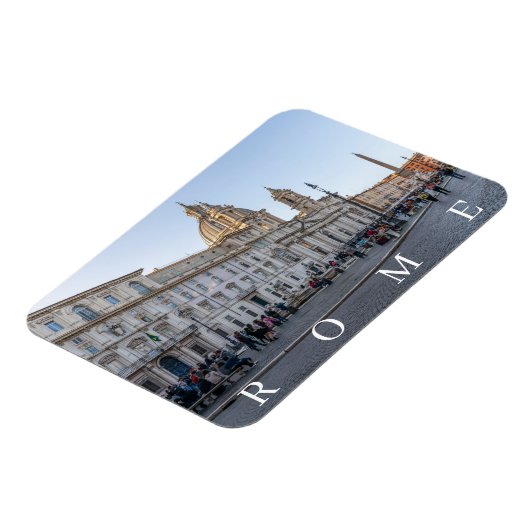 Rome Piazza Navona fridge magnet Magneet (Linkerzijde)