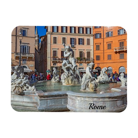 Rome Piazza Navona Magneet (Horizontaal)