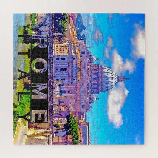 Rome Plein Puzzel Legpuzzel (Horizontaal)